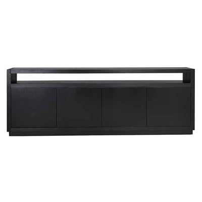 Richmond Oakura 4 Doors Black Sideboard-Belmont Interiors