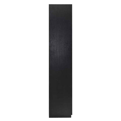 Richmond Oakura 2 Doors Right Split Black Bookcase-Belmont Interiors