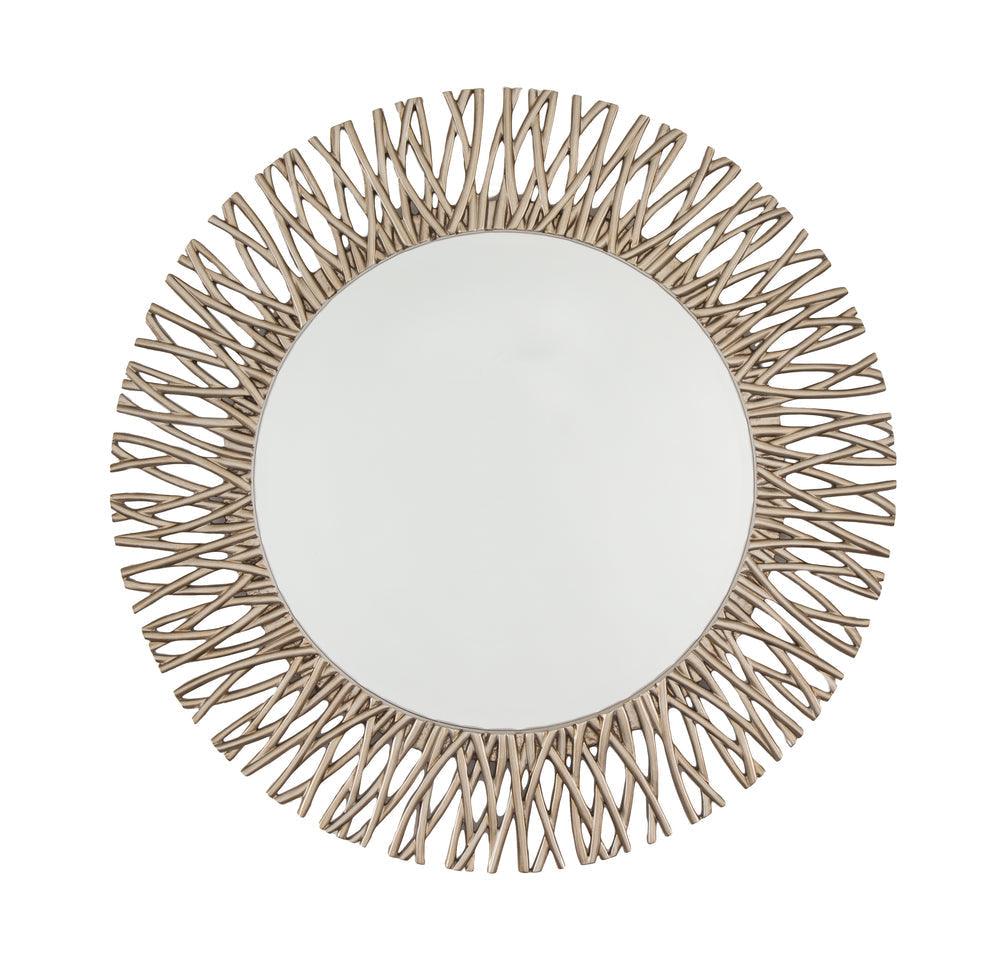RV Astley Adel Mirror Champagne Silver Finish-Esme Furnishings