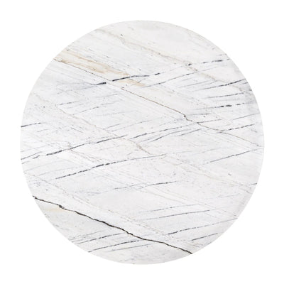 Lexington White Carrara Marble Coffee Table (Set of 2)-Belmont Interiors