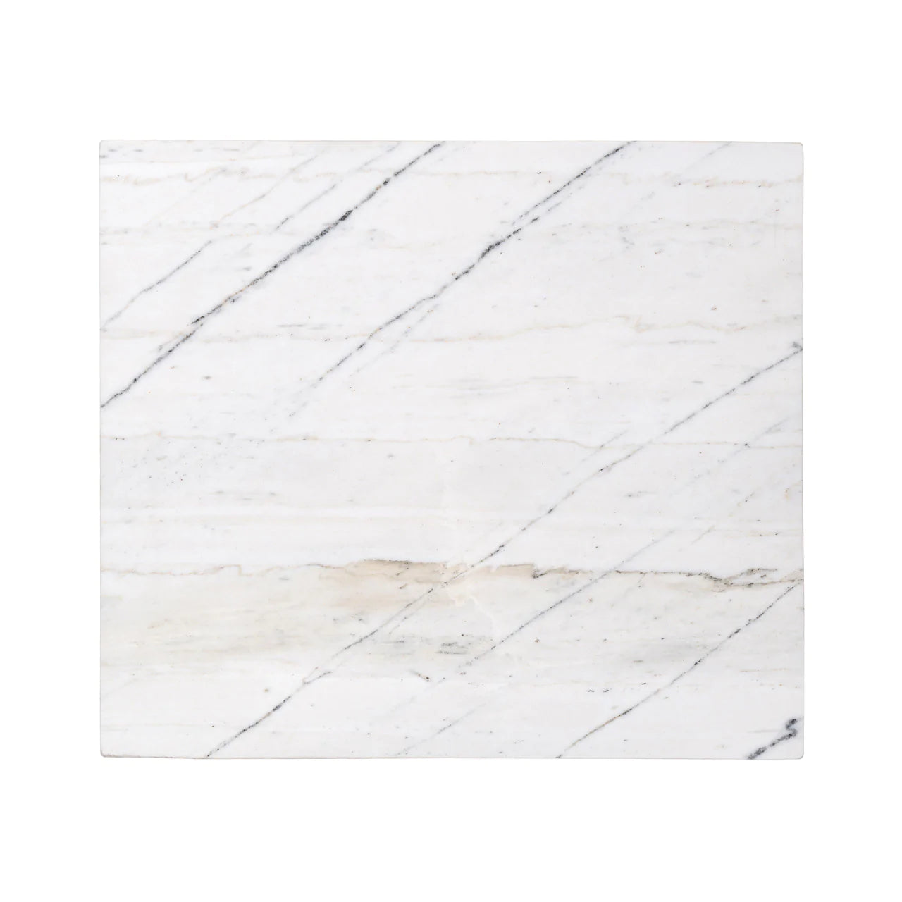 Lexington White Carrara Marble Sofa Table-Belmont Interiors