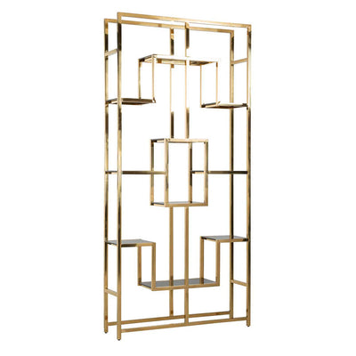 Richmond Magnus Gold And Black Display Unit-Belmont Interiors