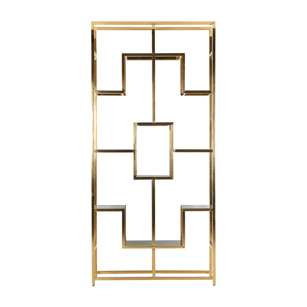 Richmond Magnus Gold And Black Display Unit-Belmont Interiors