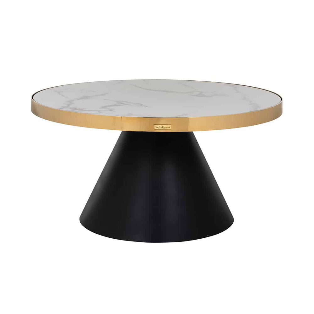 Richmond Odin Gold And Black Coffee Table-Belmont Interiors