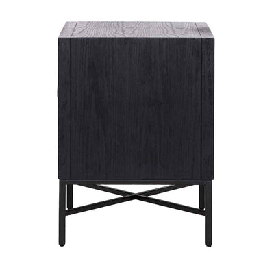 Richmond Blax 2 Drawers Black Chest Of Drawers-Belmont Interiors