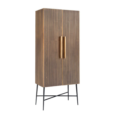 Richmond Ironville Golden 2 Door Display Cabinet-Belmont Interiors
