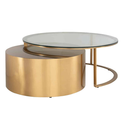 Richmond Orlan Gold Coffee Table-Belmont Interiors