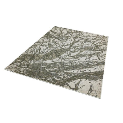 Aurora Satin AU09 Modern Abstract Rugs in Gold Yellow-Esme Furnishings