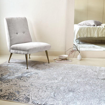 Aurora Solar AU03 Marble Rugs in Silver Grey-Esme Furnishings