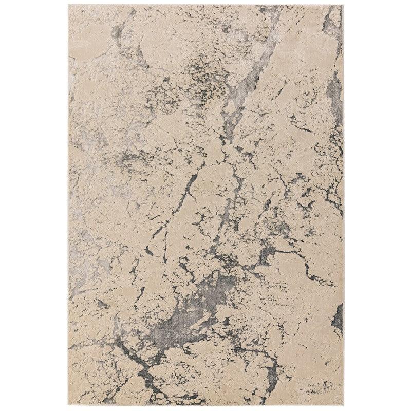 Aurora Solar AU03 Marble Rugs in Silver Grey-Esme Furnishings