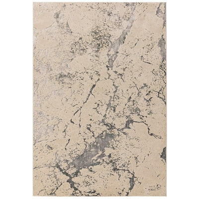 Aurora Solar AU03 Marble Rugs in Silver Grey-Esme Furnishings