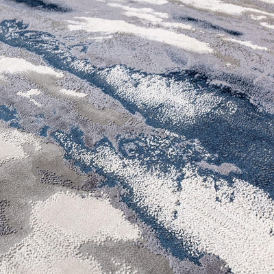 Aurora Storm AU20 Marble Rugs in Blue-Esme Furnishings