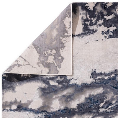 Aurora Storm AU20 Marble Rugs in Blue-Esme Furnishings