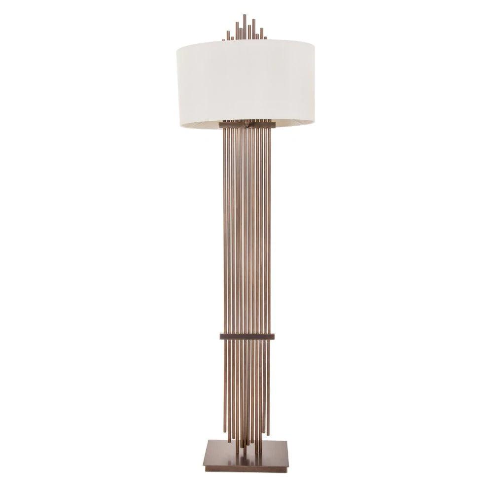 RV Astley Vienna Aged Bronze Floor Lamp-Esme Furnishings