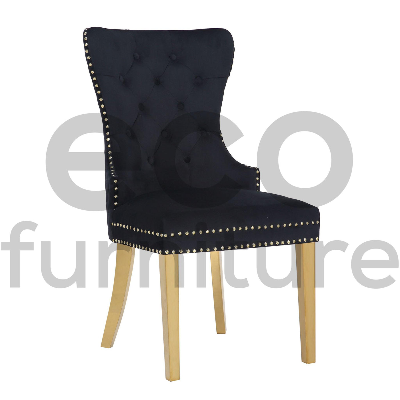 Lucien 180cm Gold Dining Table with Pandora Gold Sintered Stone Top + Belmont Gold Lion Knocker Dining Chairs-Esme Furnishings