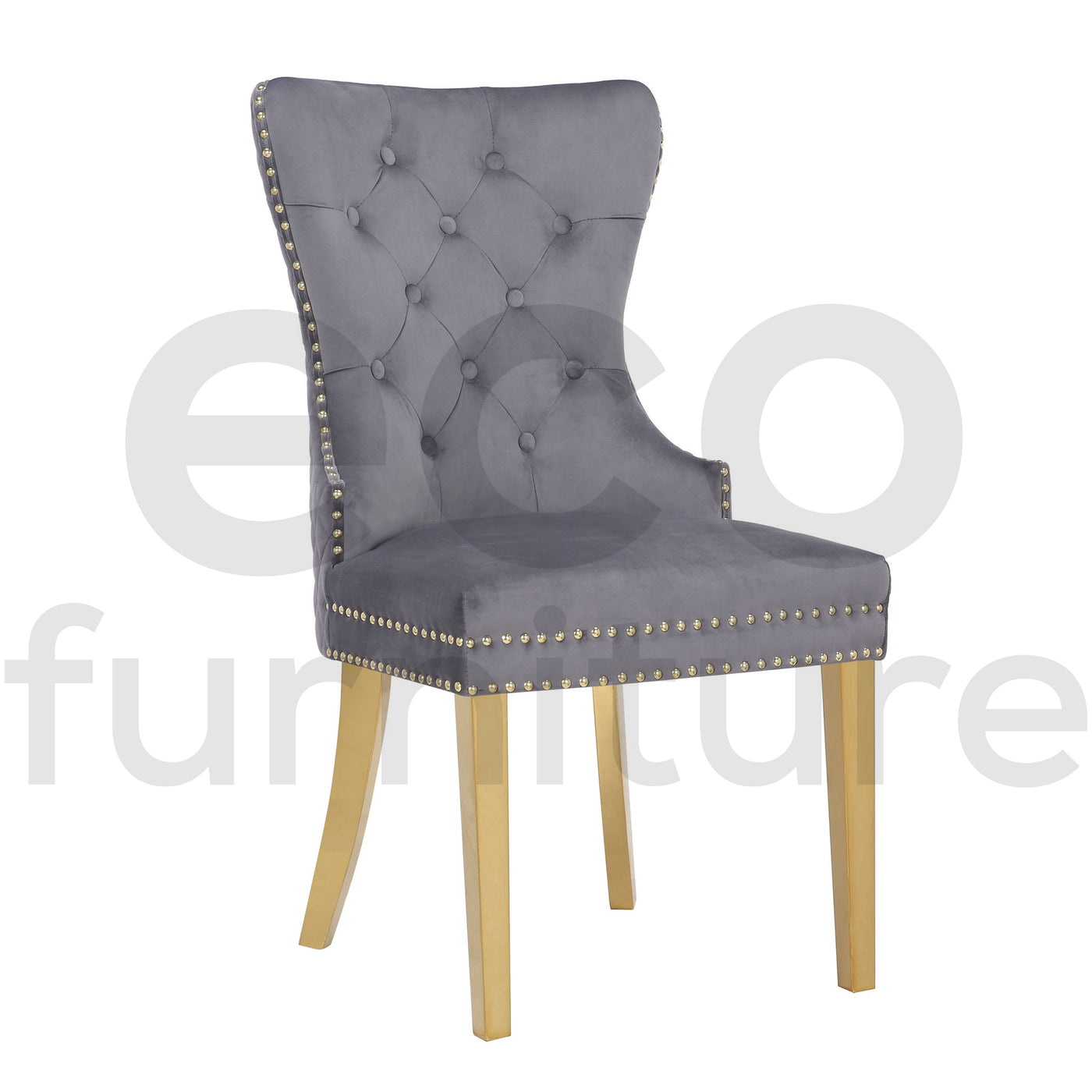 Lucien 180cm Gold Dining Table with Pandora Gold Sintered Stone Top + Belmont Gold Lion Knocker Dining Chairs-Esme Furnishings