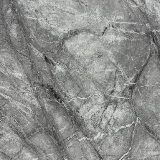 Arial 200CM Marble & Chrome Dining Table - 6 Colours