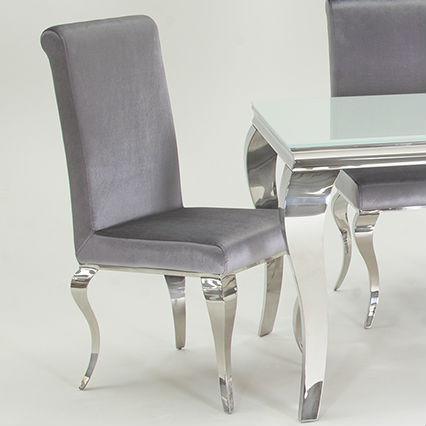 Louis 200cm White Glass Dining Table Only-Esme Furnishings