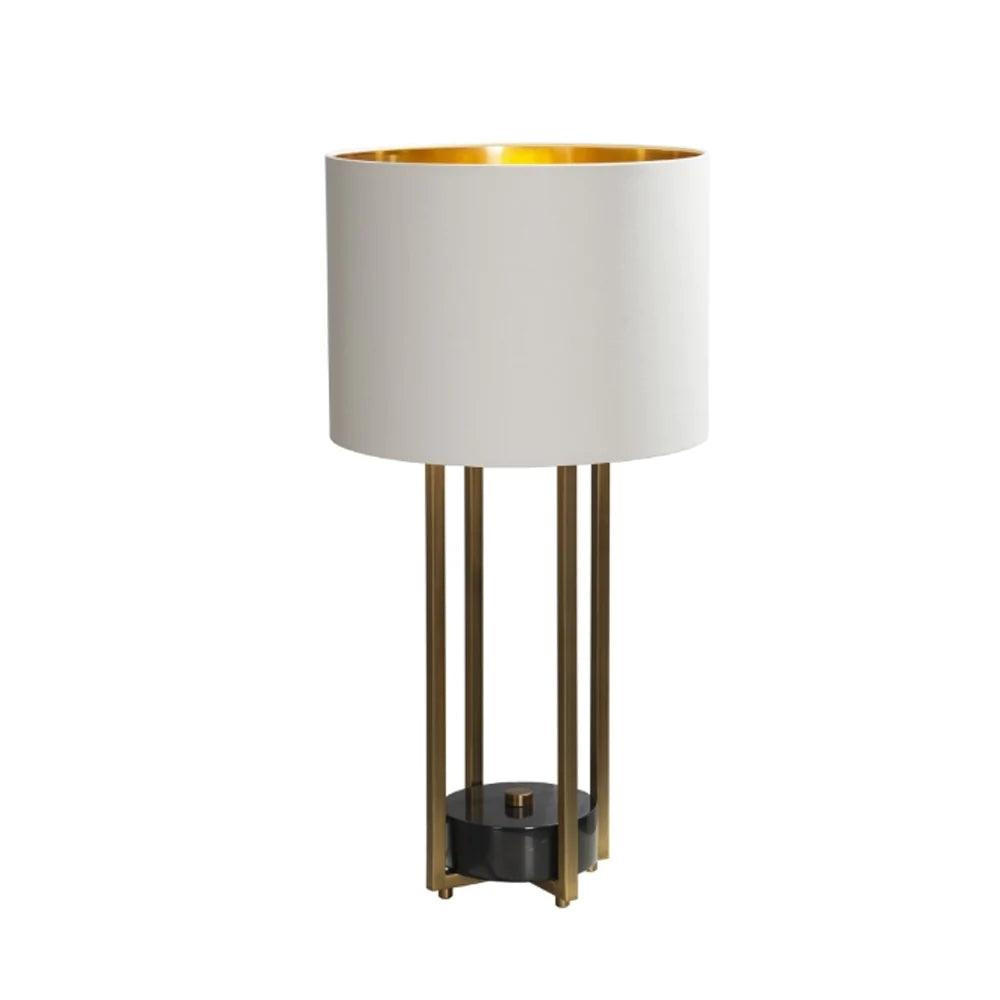 RV Astley Adour Table Lamp with Black Marble-Esme Furnishings