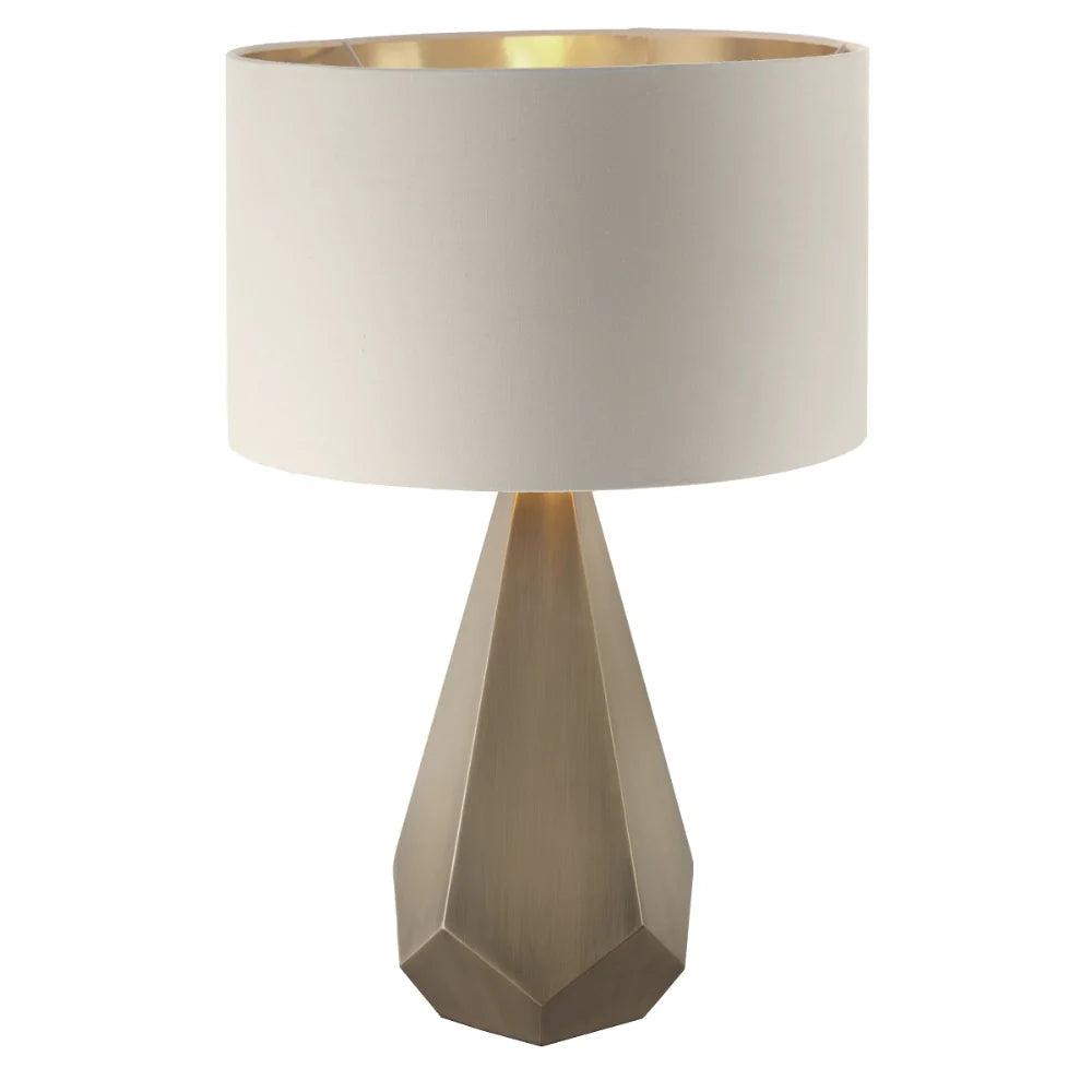 RV Astley Agata Table Lamp with Antique Brass-Esme Furnishings