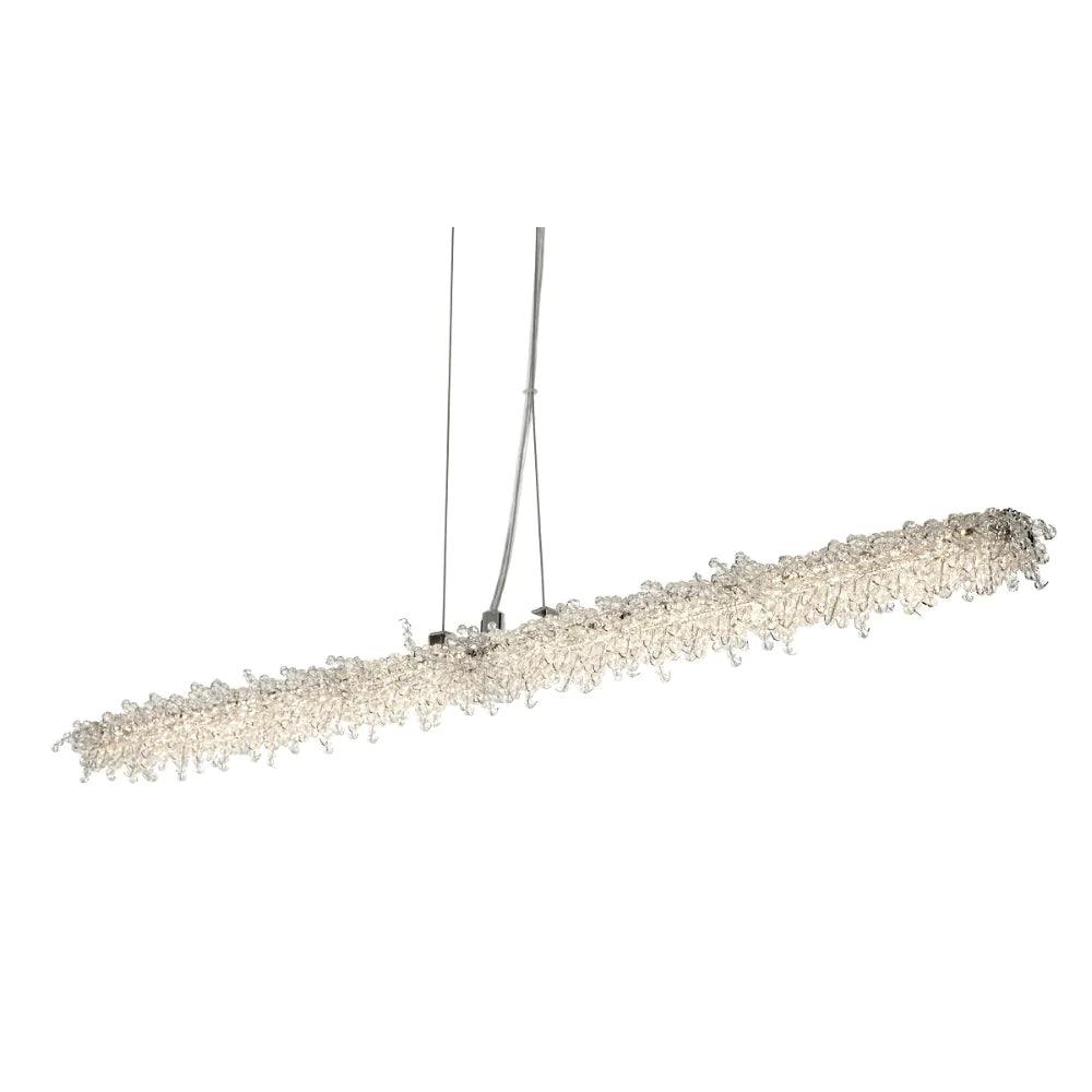 RV Astley 84cm Antares Pendant Light with Glass Accents-Esme Furnishings