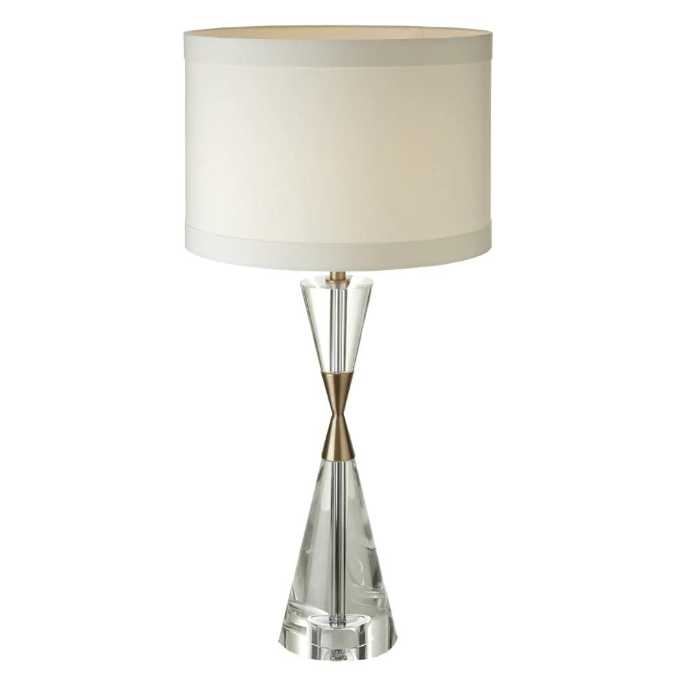 RV Astley Cale Table Lamp with Crystal-Esme Furnishings