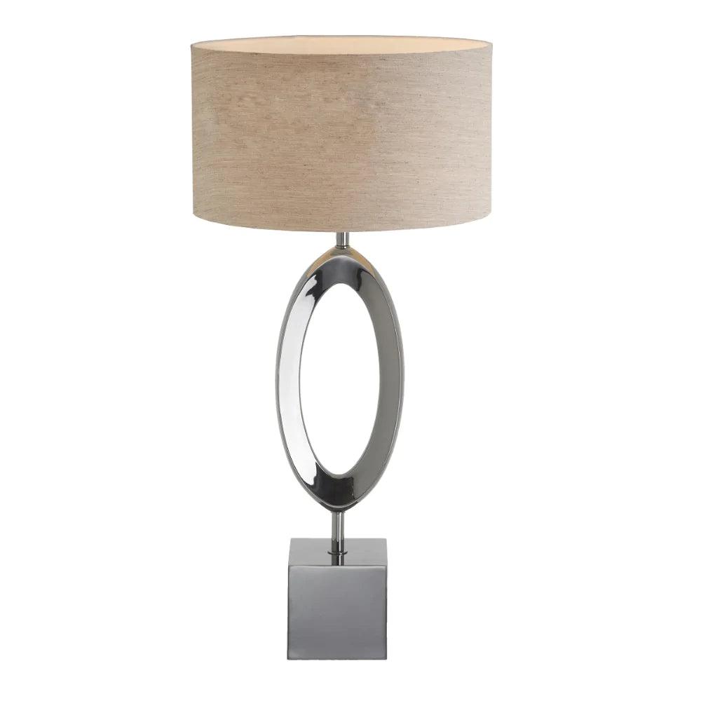 RV Astley Cloe Lamp with Smoked Nickel-Esme Furnishings