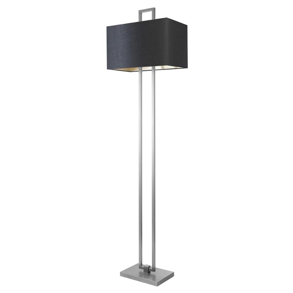 RV Astley Danby Floor Lamp with Nickel Finish-Esme Furnishings