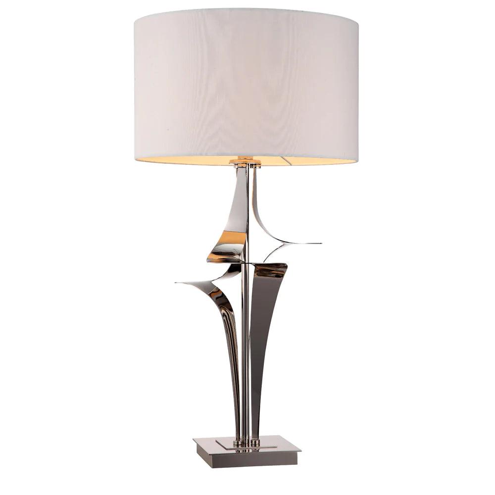 RV Astley Gian Table Lamp With Nickel-Esme Furnishings