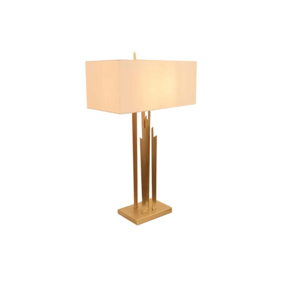 RV Astley Carrick Table Lamp with Pale Gold Finish-Esme Furnishings
