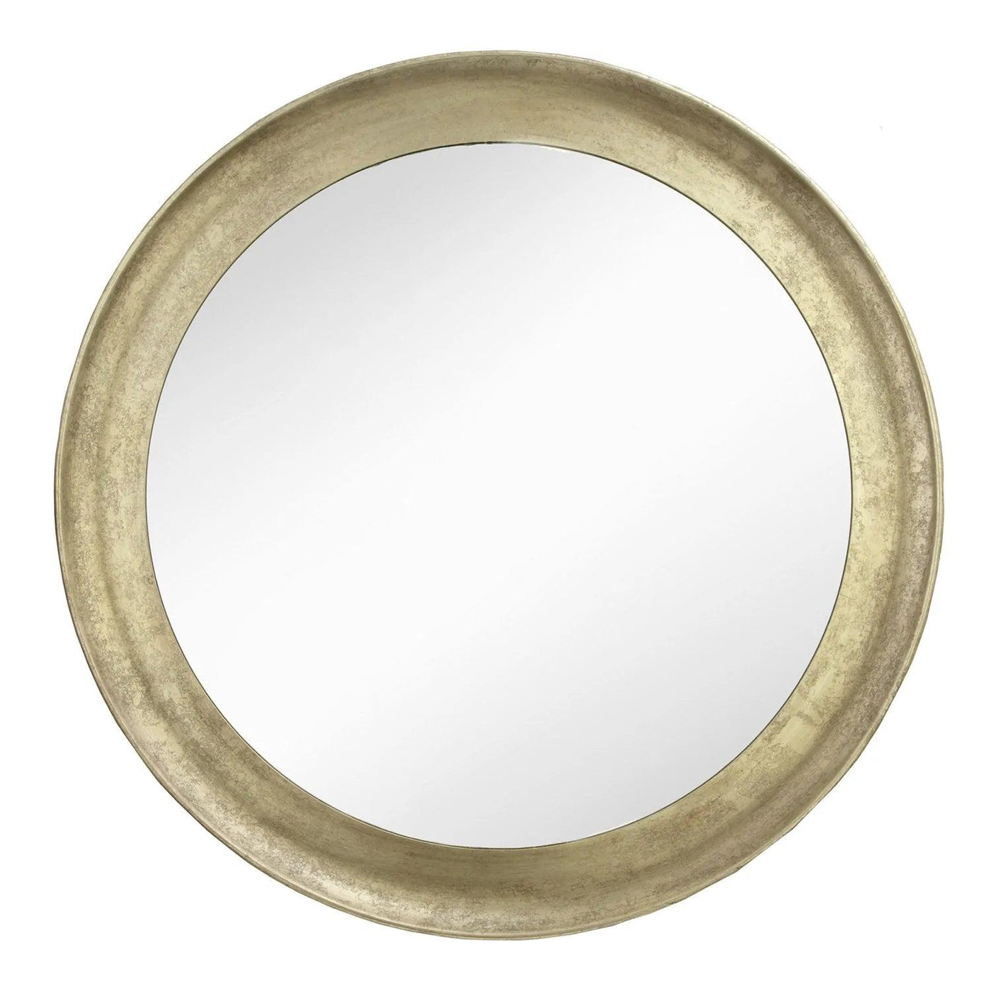 RV Astley Navan Gold Leaf Round Wall Mirror-Esme Furnishings