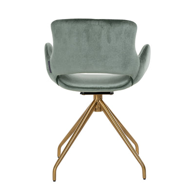 Richmond Chair Sierra Jade Velvet Swivel-Belmont Interiors