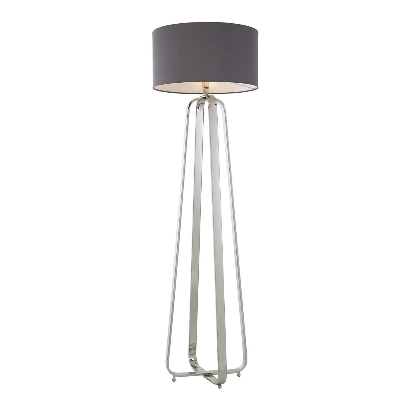 RV Astley Victoria Nickel Floor Lamp-Esme Furnishings