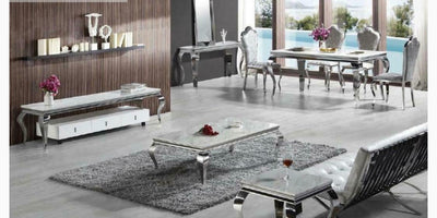 Louis Grey Marble 160cm TV Unit-Esme Furnishings