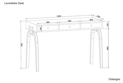 Laverstoke Desk by DI Designs-Esme Furnishings