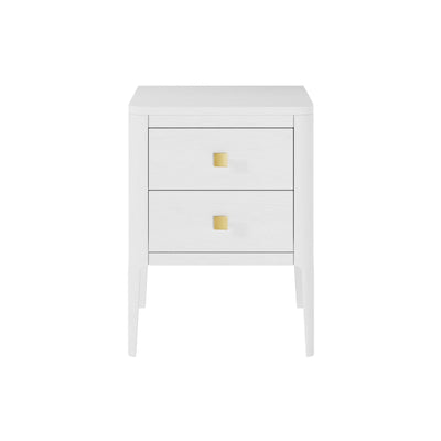 Abberley Bedside - White by D.I. Designs-Esme Furnishings