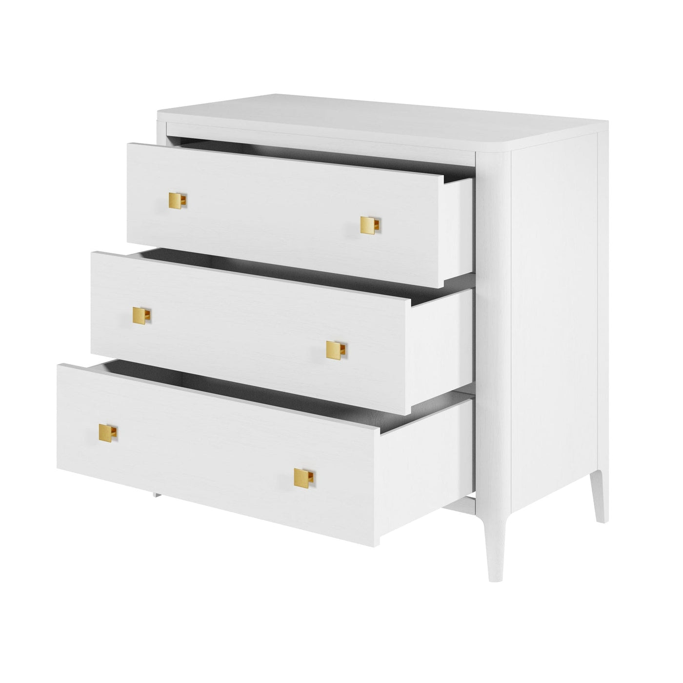 Abberley Chest of Drawers - White by D.I. Designs-Esme Furnishings