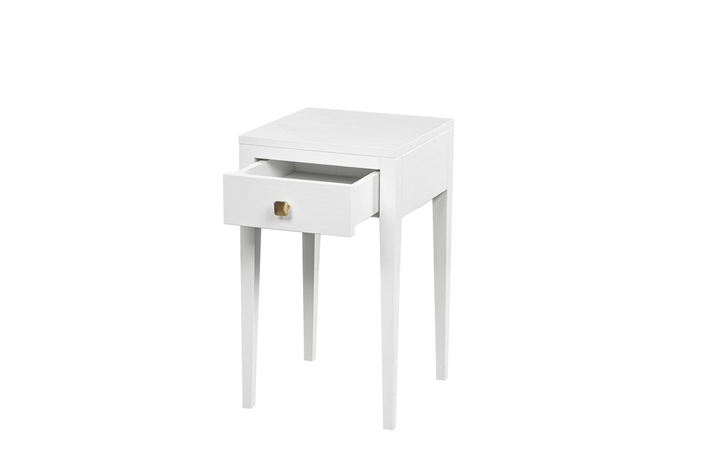 Radford Bedside - 1 Drawer - White by D.I. Designs-Esme Furnishings