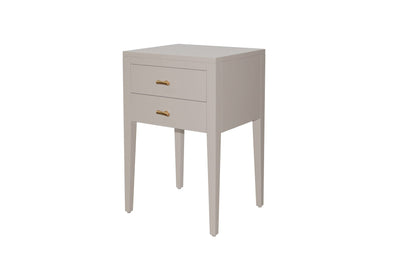 Radford Bedside - 2 Drawer - Grey by D.I. DESIGNS-Esme Furnishings