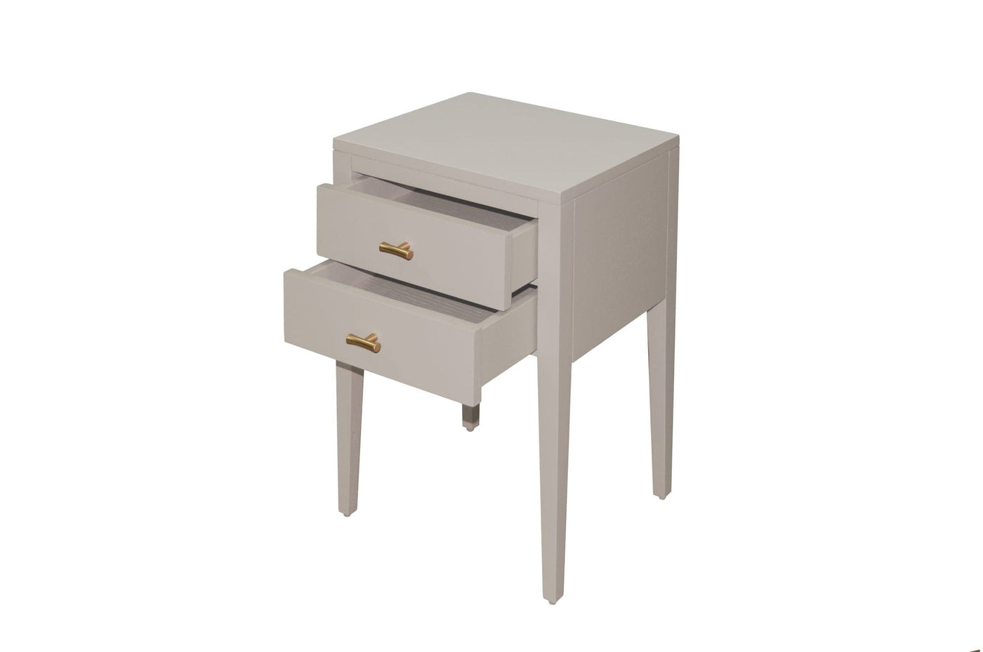 Radford Bedside - 2 Drawer - Grey by D.I. DESIGNS-Esme Furnishings