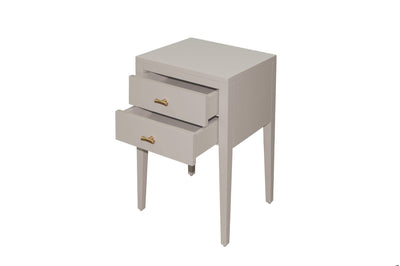 Radford Bedside - 2 Drawer - Grey by D.I. DESIGNS-Esme Furnishings