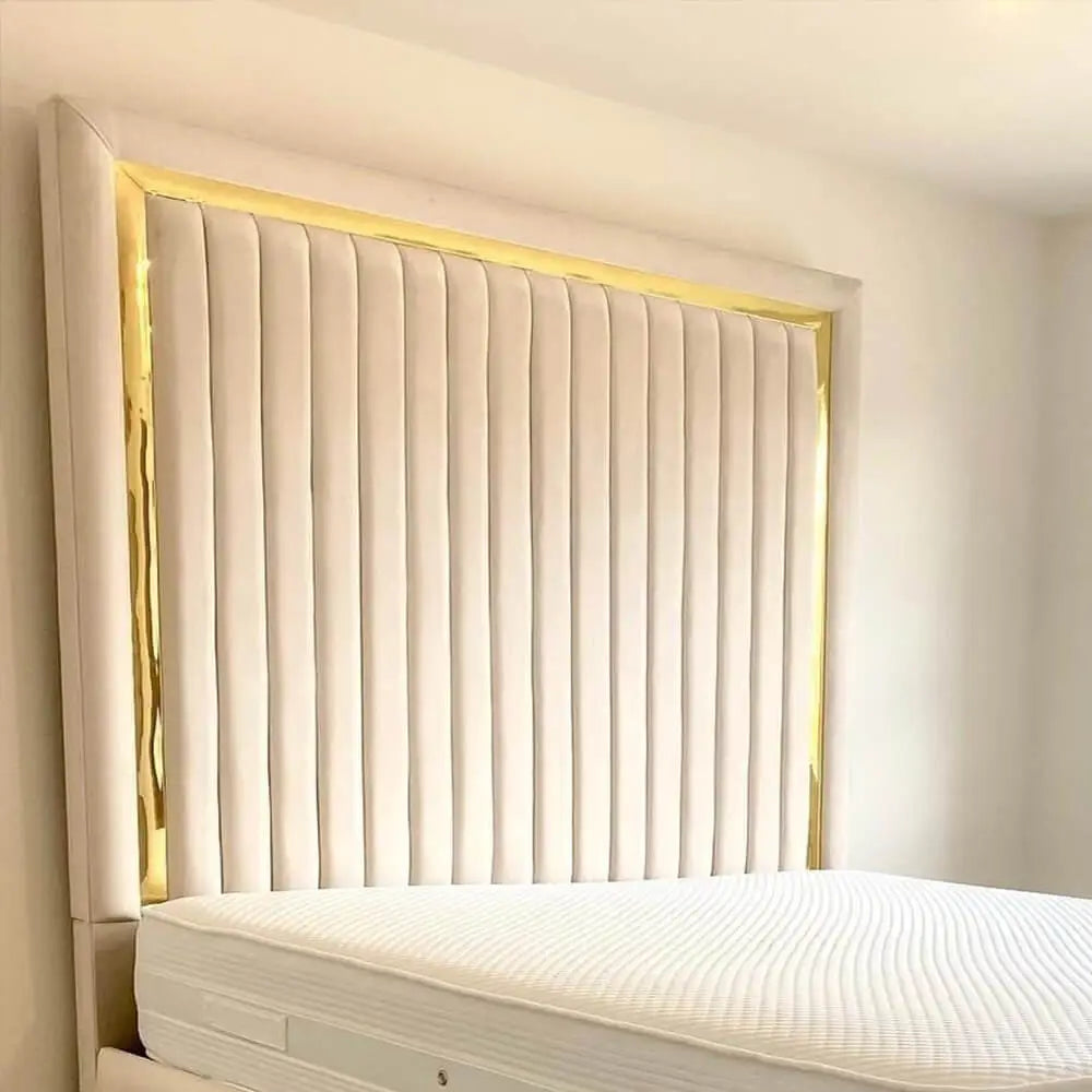 The Verdes Upholstered Plush Velvet Bed Frame