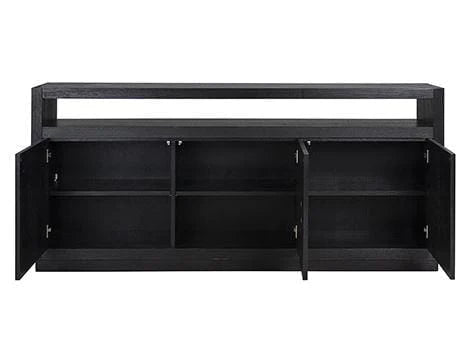 Richmond Oakura 3 Doors Black Sideboard-Belmont Interiors