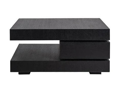 Richmond Oakura Block Black Coffee Table-Belmont Interiors