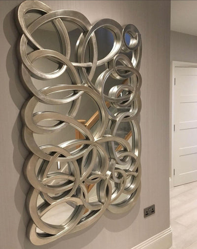 RV Astley Large Swirl Front Mirror-Esme Furnishings