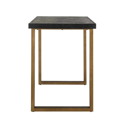 Richmond Interiors Blackbone Brass Bar Table
