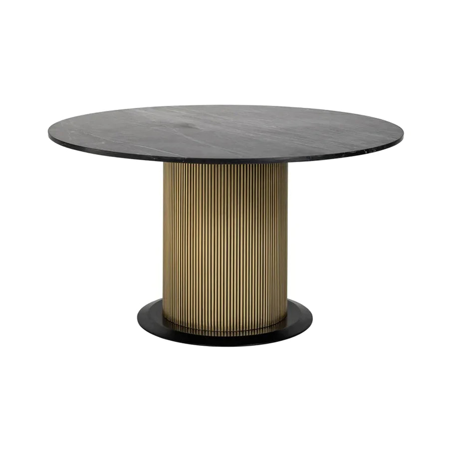 Richmond Interiors Ironville Dining Table – 140cm - Belmont Interiors.