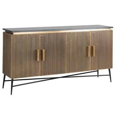 Richmond Ironville Golden 4 Door Sideboard-Belmont Interiors