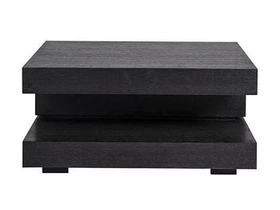 Richmond Oakura Block Black Coffee Table-Belmont Interiors