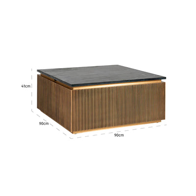 Richmond Interiors Ironville Golden Coffee Table